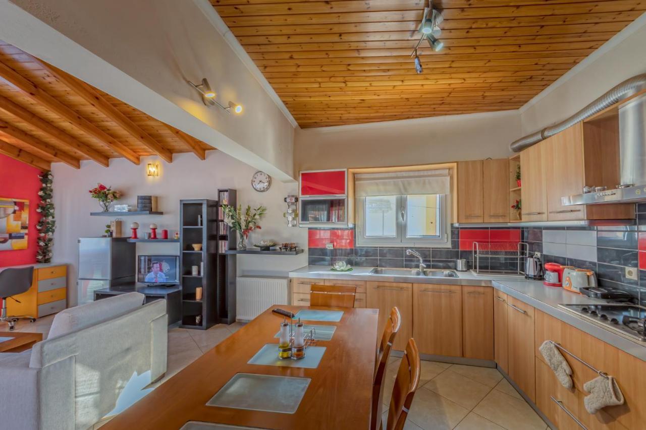 Elisavet Apts Kávos Esterno foto